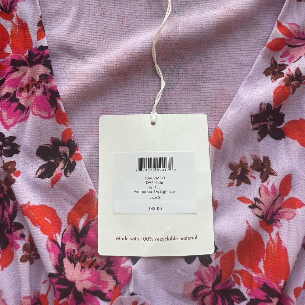 NWT Diane Von Furstenberg Napa Floral Midi Dress - Picture 7 of 10